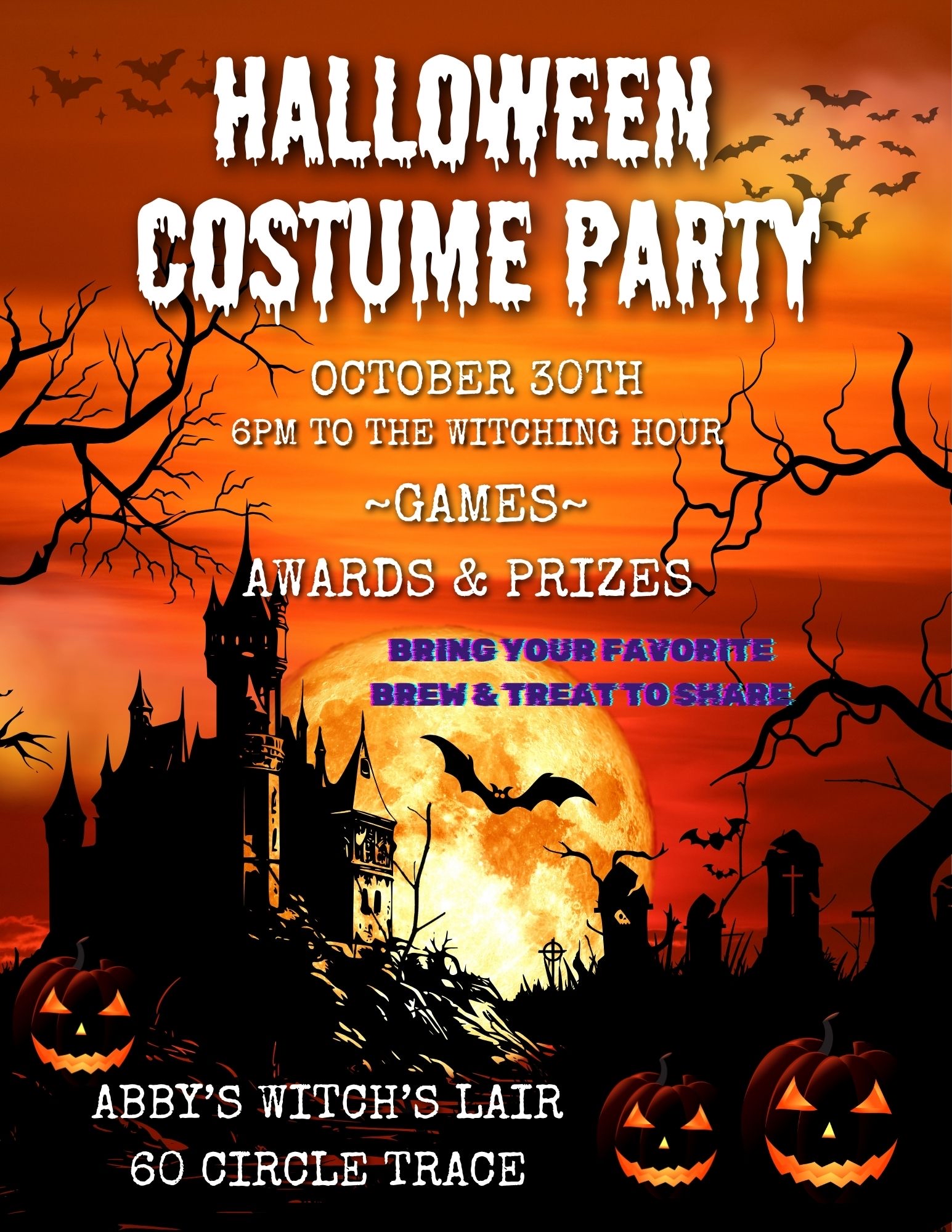 Halloween Costume Party Flyer