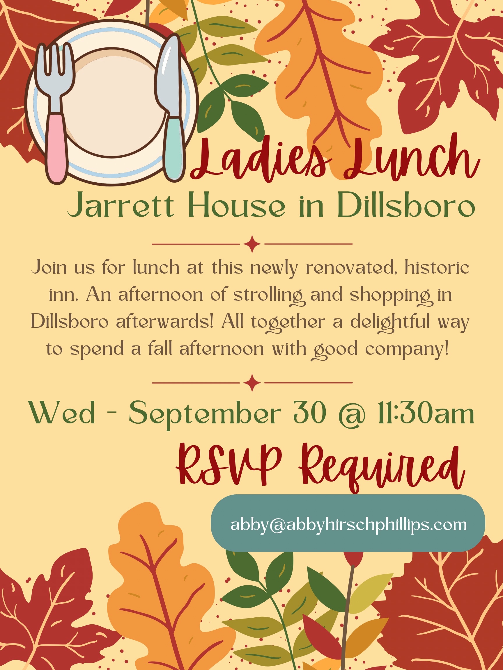 Ladies' Lunch Flyer